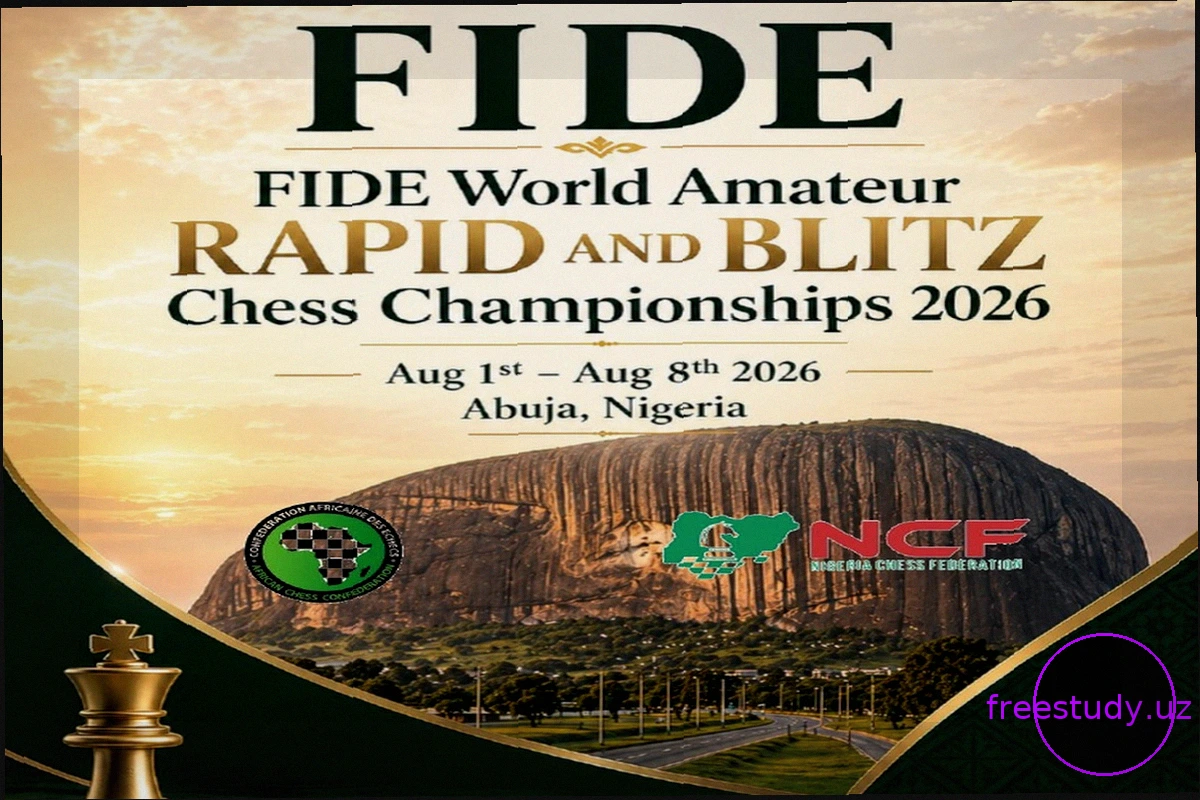 Продолжается регистрация на Чемпионаты мира FIDE по рапиду и блицу среди любителей в Нигерии