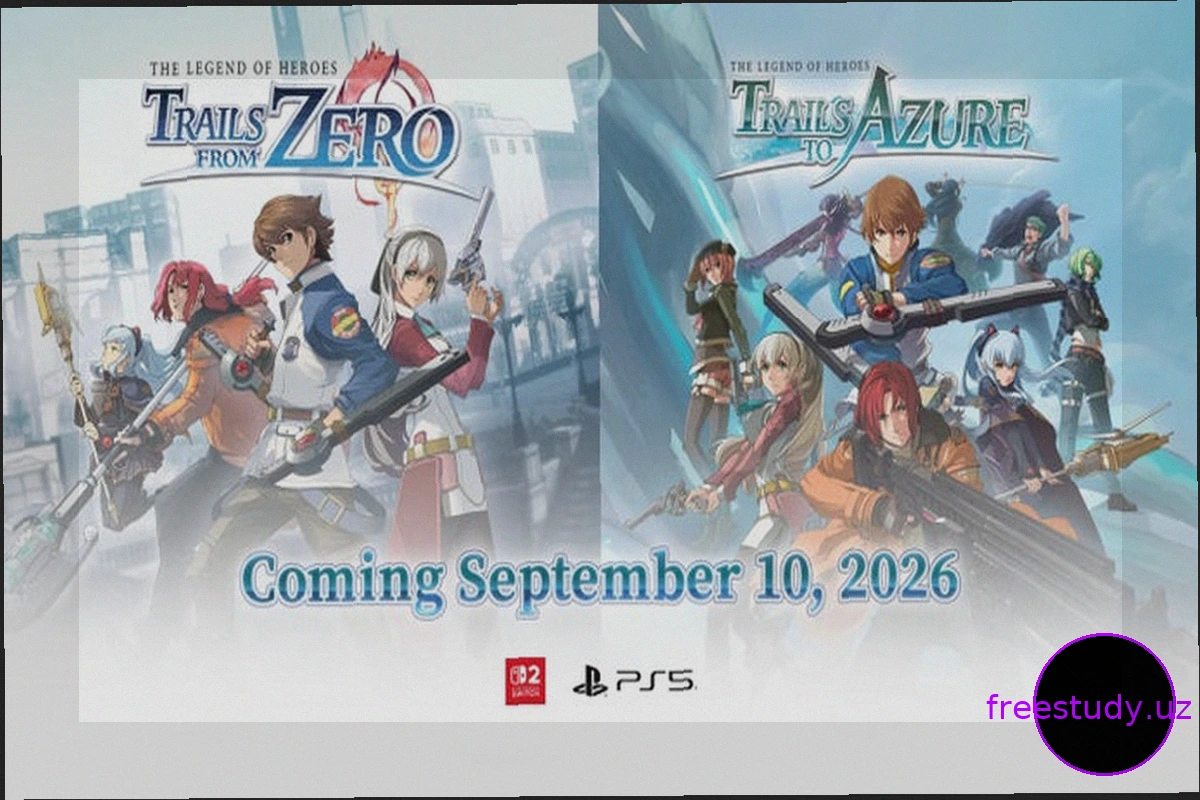 The Legend of Heroes: Trails from Zero и Trails to Azure выходят на PS5 и Switch 2 в сентябре