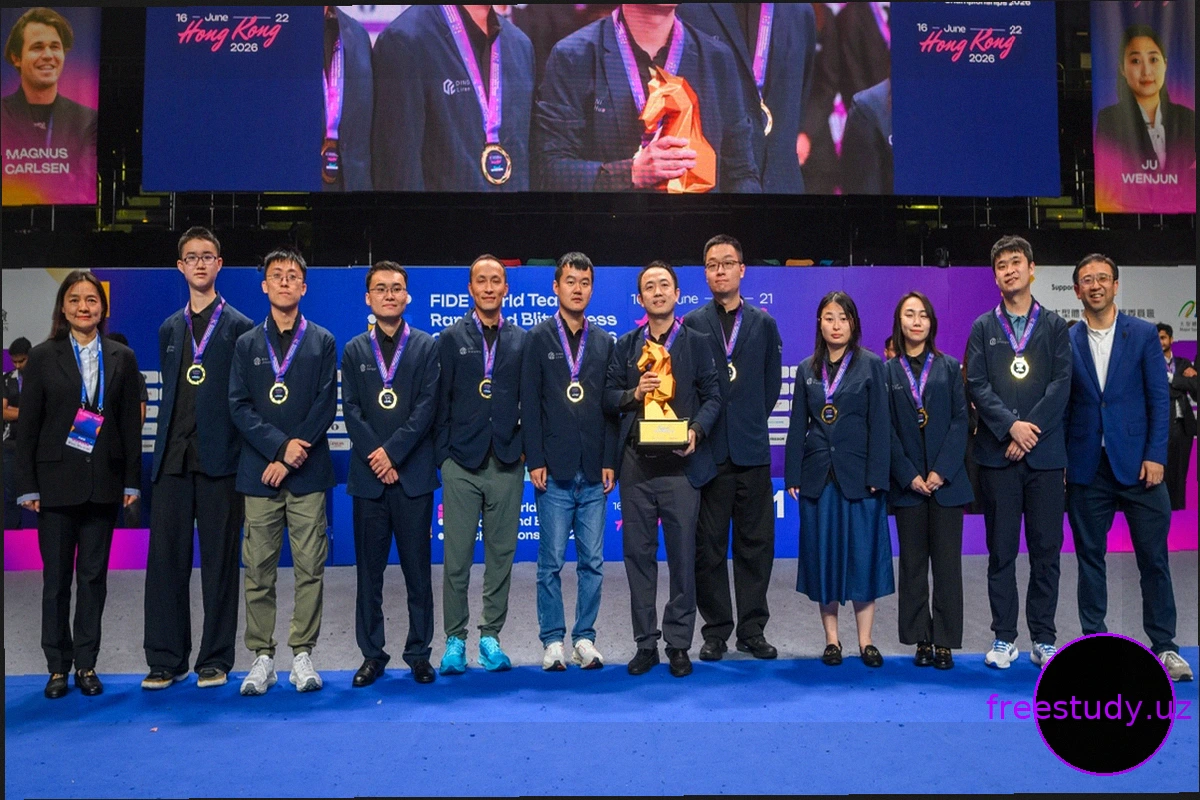 Dragon Chilling complete golden double at the FIDE World Team Blitz Championship