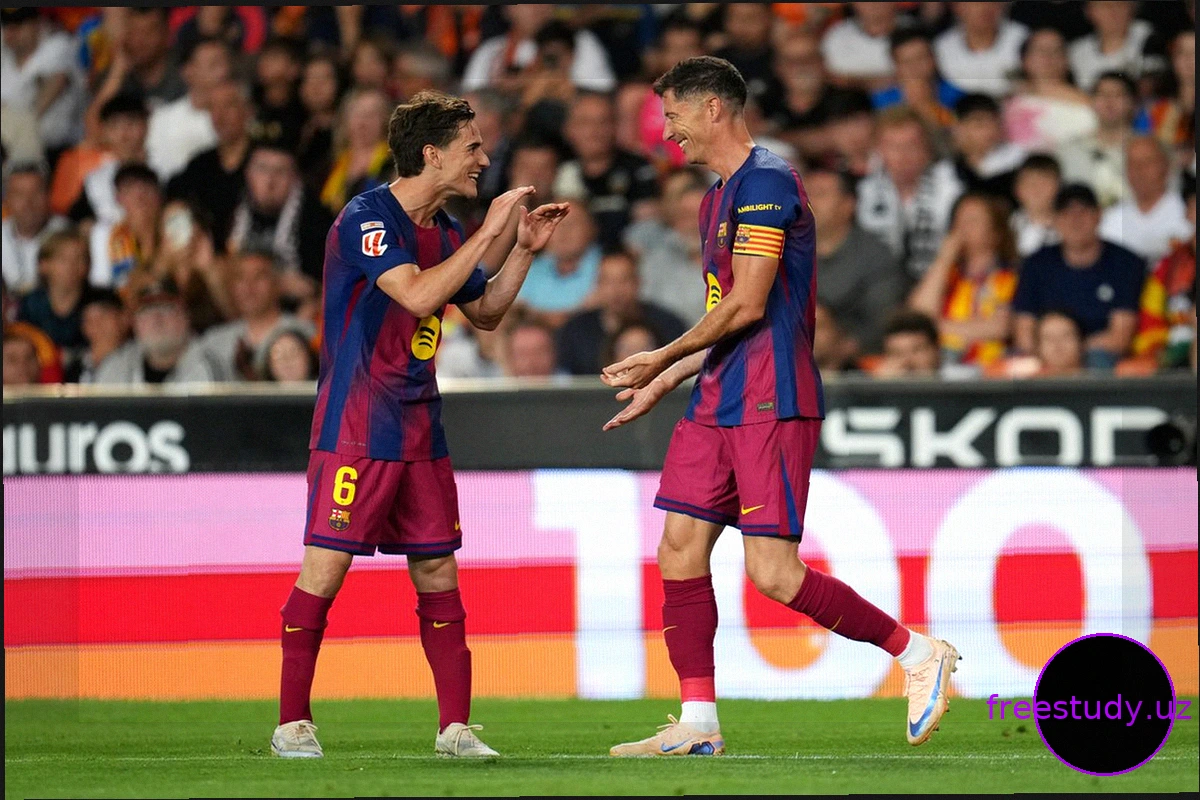 Barcelona player ratings against Valencia: Robert Lewandowski finishes with a flourish
